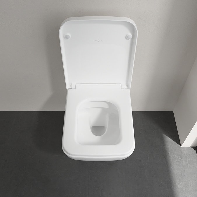 Villeroy and Boch Venticello DirectFlush Rimless Wall Hung Toilet + Soft Close Seat - Image 5