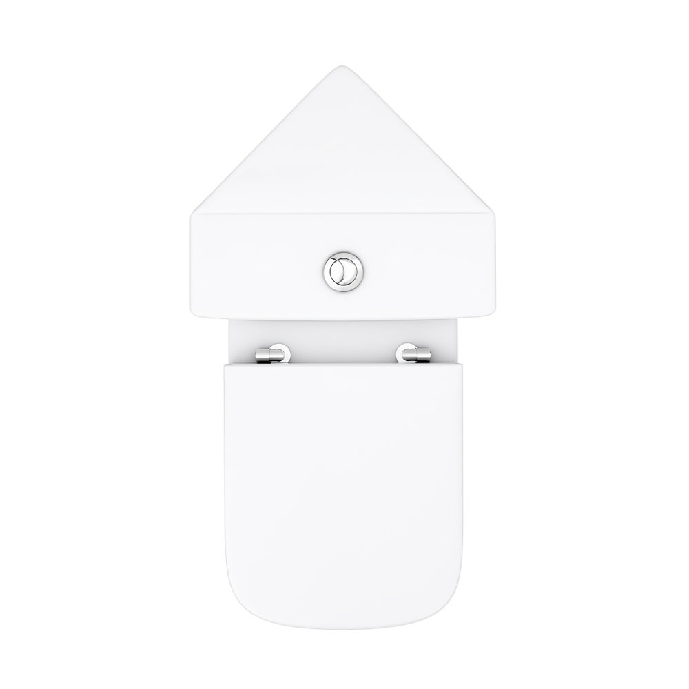 Venice Modern Corner Toilet + Soft Close Seat - Image 5