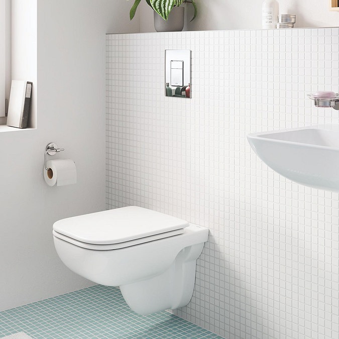 Grohe Start Edge Wall Hung Toilet + Soft Close Seat – 39815000 - Fizzy Bath