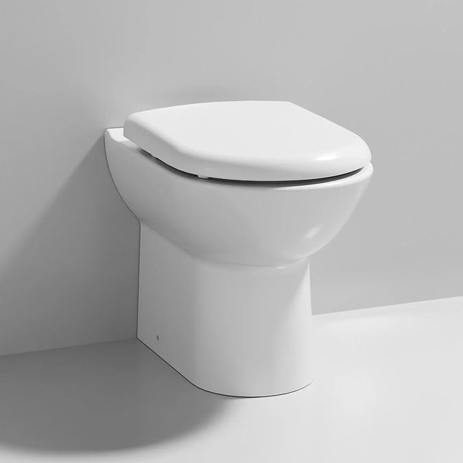 Alaska Rimless Back to Wall Toilet Pan + Soft Close Seat - Image 5