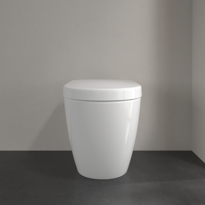 Villeroy and Boch Subway 2.0 DirectFlush Rimless Back to Wall Toilet + Soft Close Seat - Image 3