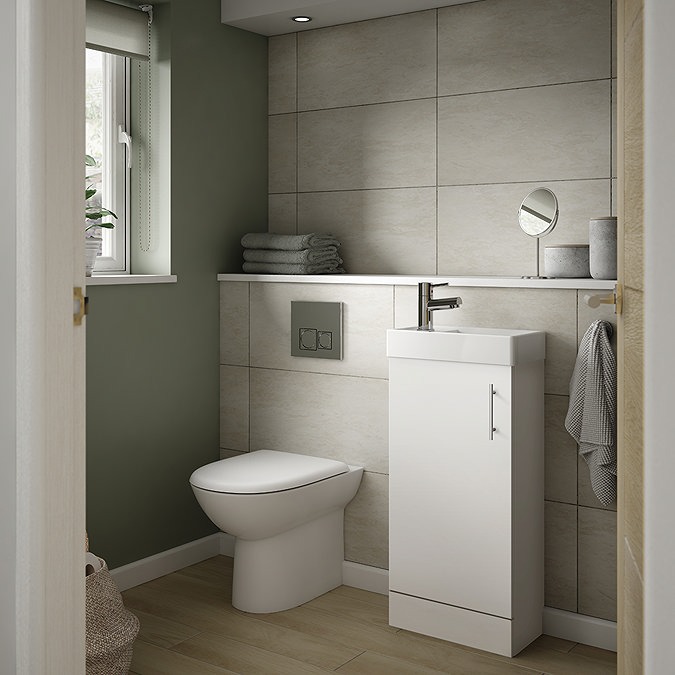 Alaska Rimless Back to Wall Toilet Pan + Soft Close Seat - Image 8