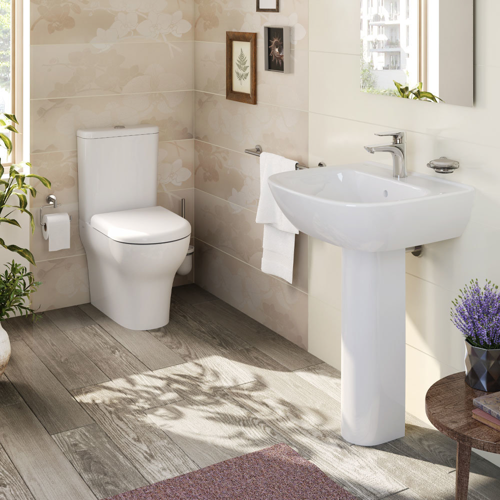 VitrA Zentrum Rimless BTW Close Coupled Toilet - Image 6