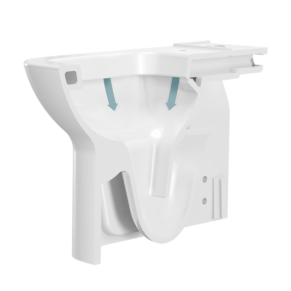 VitrA S20 Model Close Coupled Toilet (Closed Backed) - Image 3