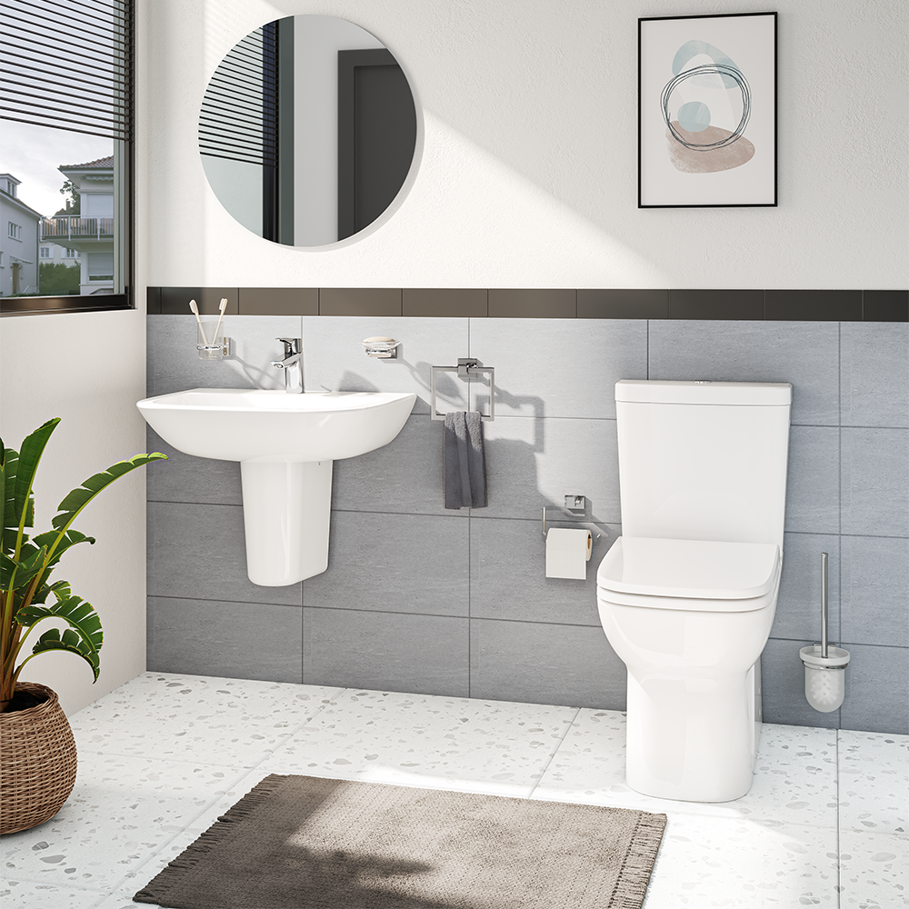 VitrA S20 Model Close Coupled Toilet (Closed Backed) - Image 4