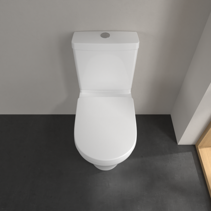 Villeroy & Boch O.Novo Comfort Height BTW Close Coupled Toilet with Soft Close Seat - Image 3
