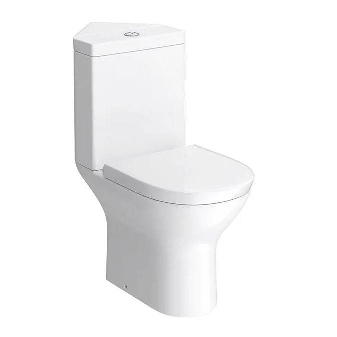 Orion Modern Corner Toilet + Soft Close Seat - Image 2