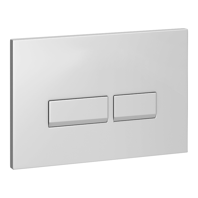 Voyage Tall WC Toilet Unit with Concealed Cistern Frame, Wall Hung Pan & Chrome Flush Plate - Indigo Blue - Image 2