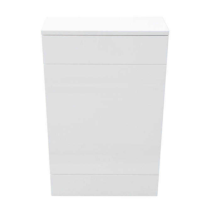 AquaSure Toreno W500 x D200mm PVC WC Unit Gloss White - 100% Waterproof - Image 2