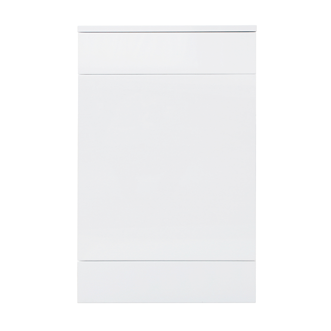 AquaSure Toreno W500 x D200mm PVC WC Unit Gloss White - 100% Waterproof - Image 4