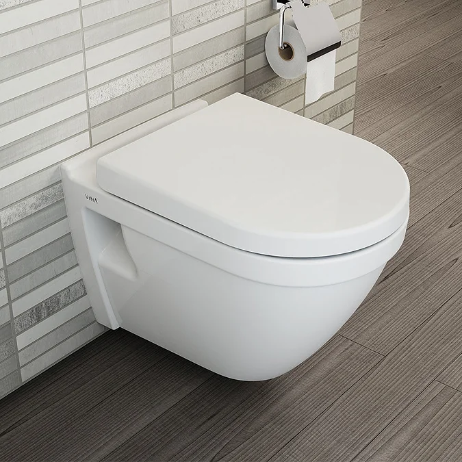 VitrA S50 Wall Hung Toilet + Soft Close Seat - Image 7