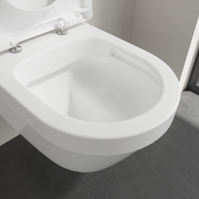 Villeroy & Boch ViPro 2.0 Toilet Frame with Chrome Flush Plate + Architectura Round Wall Hung Toilet - Image 7