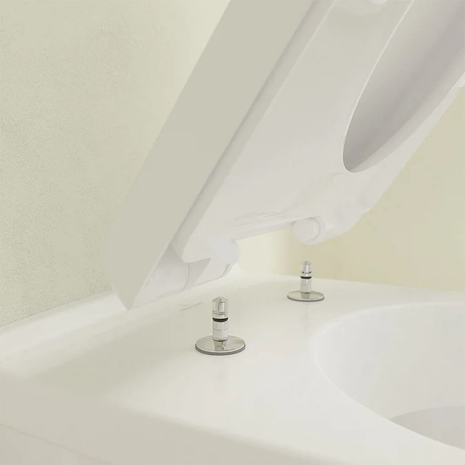 Villeroy and Boch O.novo Wall Hung Toilet + Soft Close Seat - Image 2