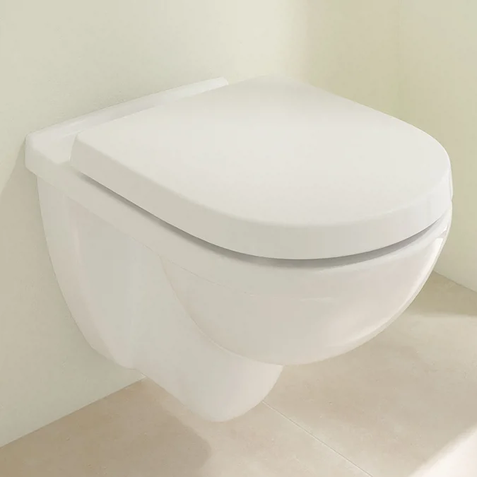 Villeroy and Boch O.novo Wall Hung Toilet + Soft Close Seat