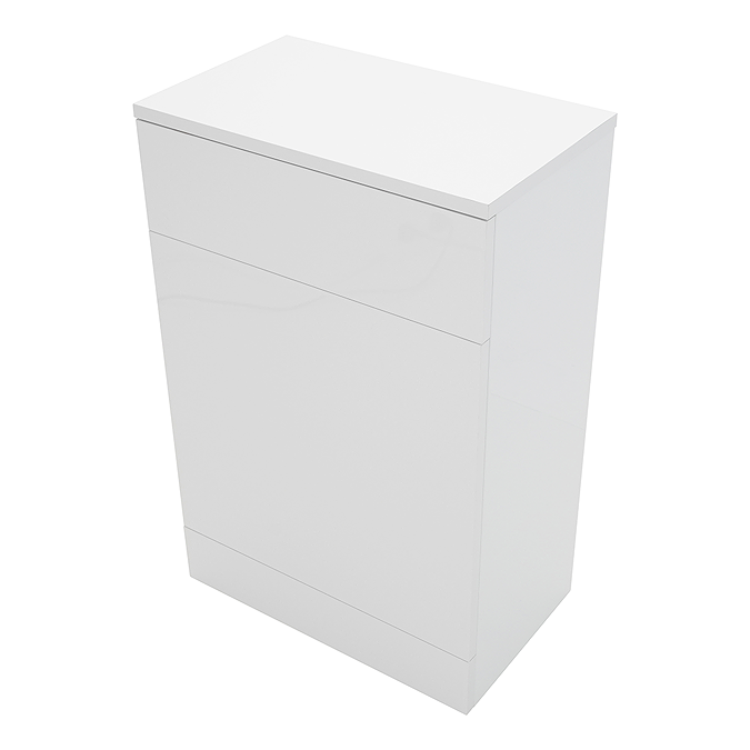 AquaSure Cove W500 x D300mm PVC WC Unit Gloss White - 100% Waterproof - Image 6