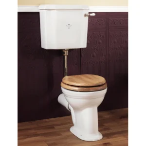 Silverdale Victorian Low Level Toilet - Excludes Seat