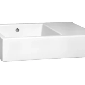 VitrA - Arkitekt K Basin with Right Hand Shelf No Tap Hole - 60 x 40cm