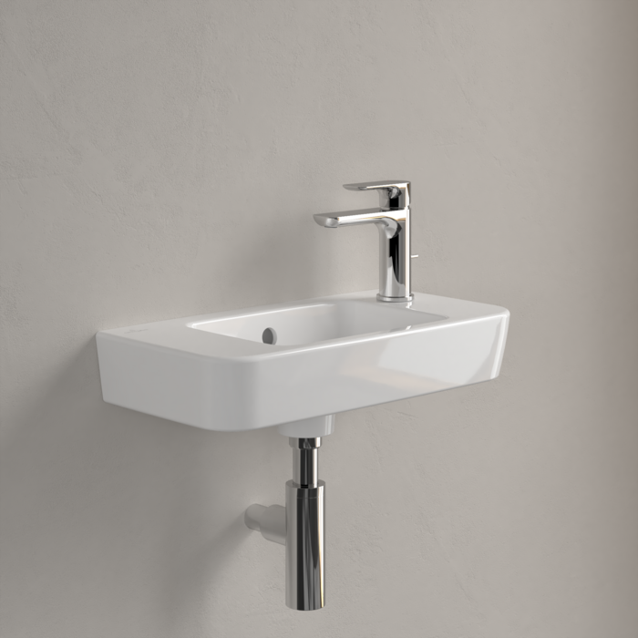 Villeroy and Boch O.novo Compact 500 x 250mm 1TH Handwash Basin - Image 5