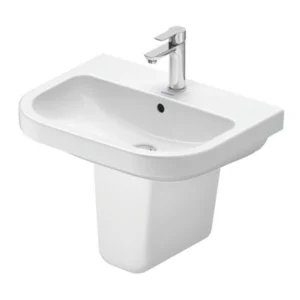 Duravit D-Code 600mm Basin and Semi Pedestal