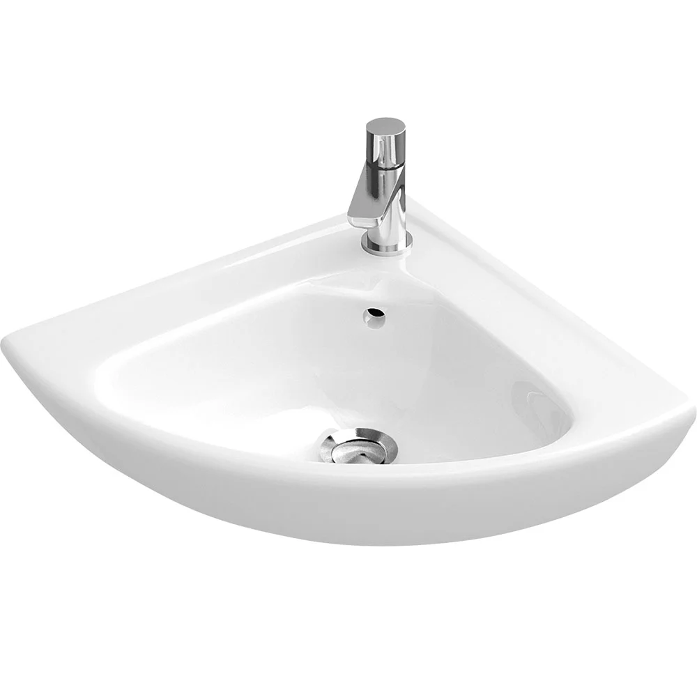 Villeroy and Boch O.novo 415 x 415mm 1TH Corner Handwash Basin