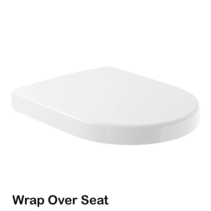 Villeroy and Boch Subway 2.0 DirectFlush Rimless BTW Close Coupled Toilet (Side/Rear Entry Water Inlet) + Soft Close Seat - Image 2