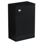 Orchard Wye Essen Black 500mm Back To Wall Toilet Unit