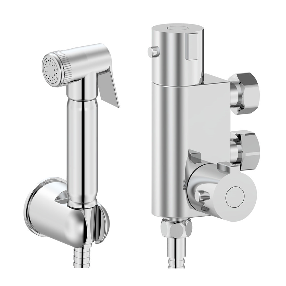 Arezzo BTW Close Coupled Toilet with Douche Kit and Soft Close Seat - Image 5