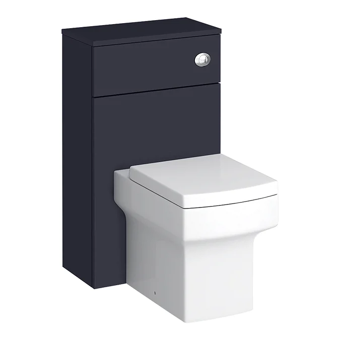 Arezzo 500 Matt Blue WC Unit + Cistern & Square Pan
