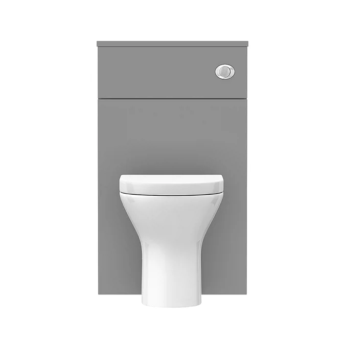 Arezzo 500 Matt Grey WC Unit with Cistern + Modern Pan - Image 6