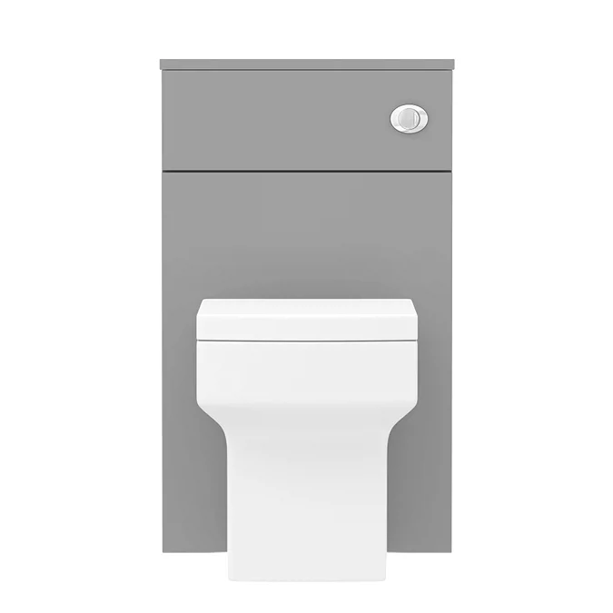 Arezzo 500 Matt Grey WC Unit + Cistern & Square Pan - Image 5