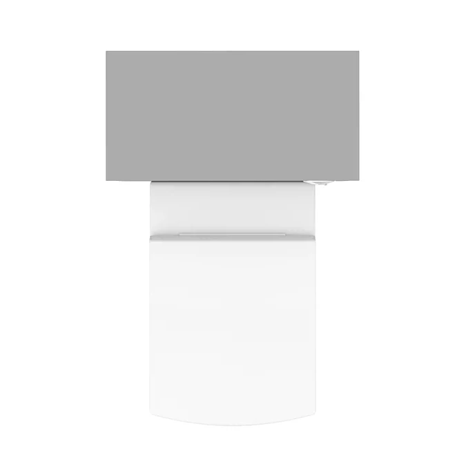 Arezzo 500 Matt Grey WC Unit + Cistern & Square Pan - Image 7