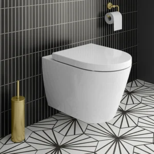 Arezzo Wall Hung Toilet + Slim Soft Close Seat