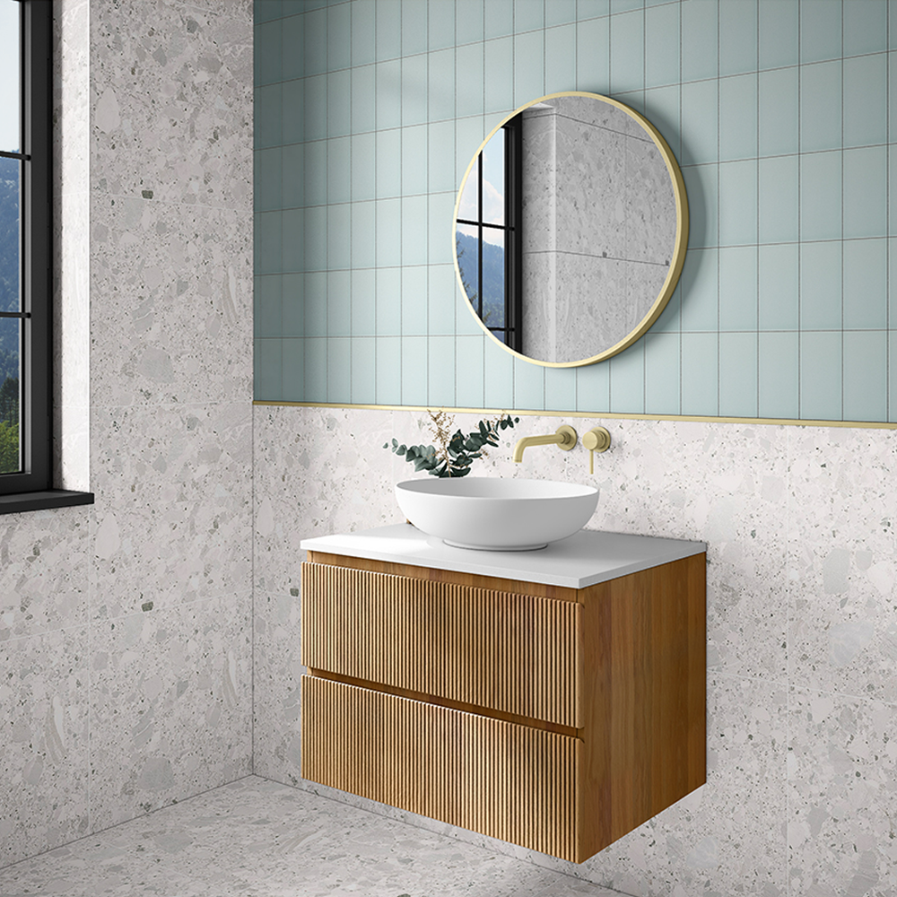 Arezzo Matt White Curved Oval Counter Top Basin 0TH (520 x 395mm) - Image 5