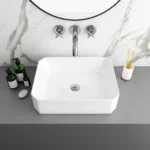 Arezzo 500 x 365mm Slim 8-Sided Rectangular Counter Top Basin