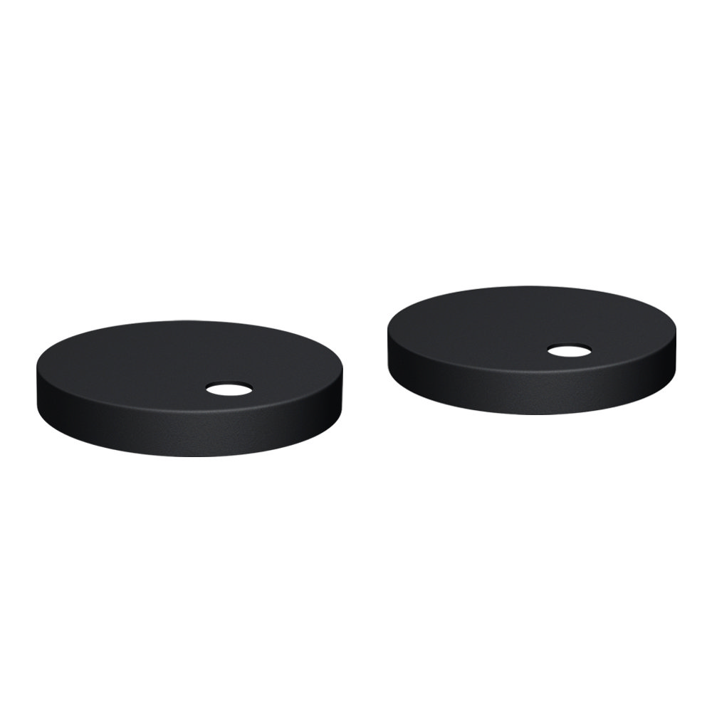 Arezzo BTW Toilet Pan with Soft Close Seat + Concealed Cistern (Matt Black Hinges & Flush Plate) - Image 4