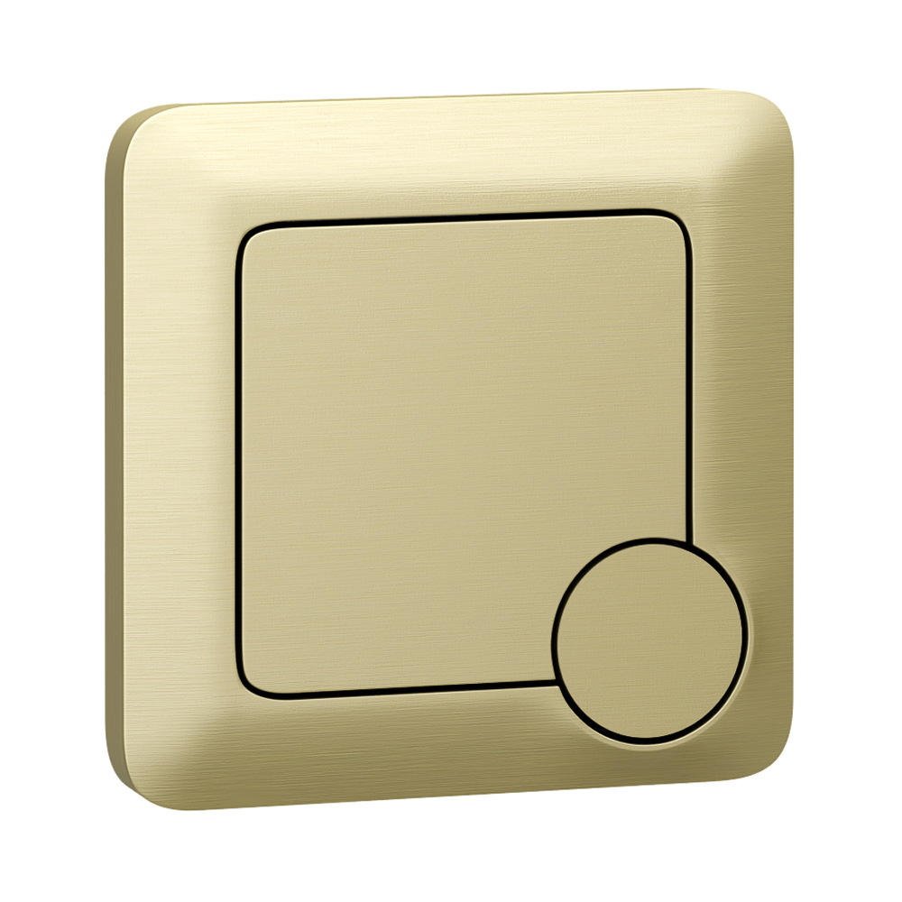 Arezzo BTW Toilet Pan with Soft Close Seat + Concealed Cistern (Brushed Brass Hinges & Flush Plate) - Image 6