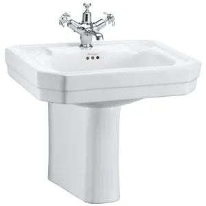 Burlington Victorian Medium Basin and Semi Pedestal