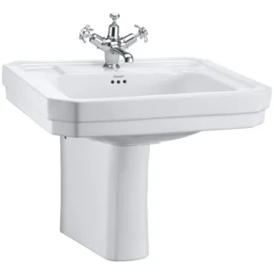 Burlington Victorian Large Basin and Semi Pedestal