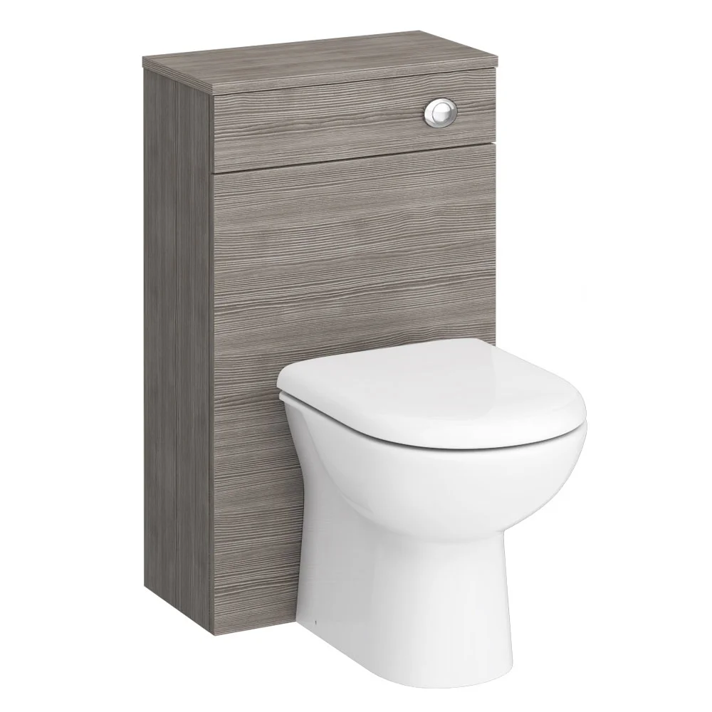 Brooklyn WC Unit with Concealed Cistern - Grey Avola (500mm)