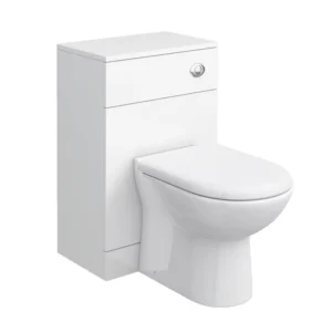 Cove 500mm Back to Wall Toilet Unit with Concealed Cistern & Soft Close Seat - Depth 300mm