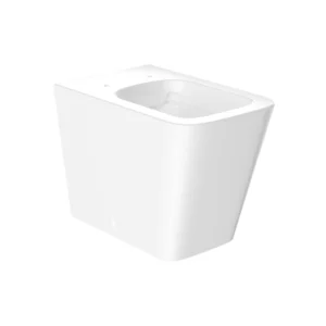 Vado Cameo Back-to-Wall Soft Square Toilet Pan - Gloss White (excluding Seat)