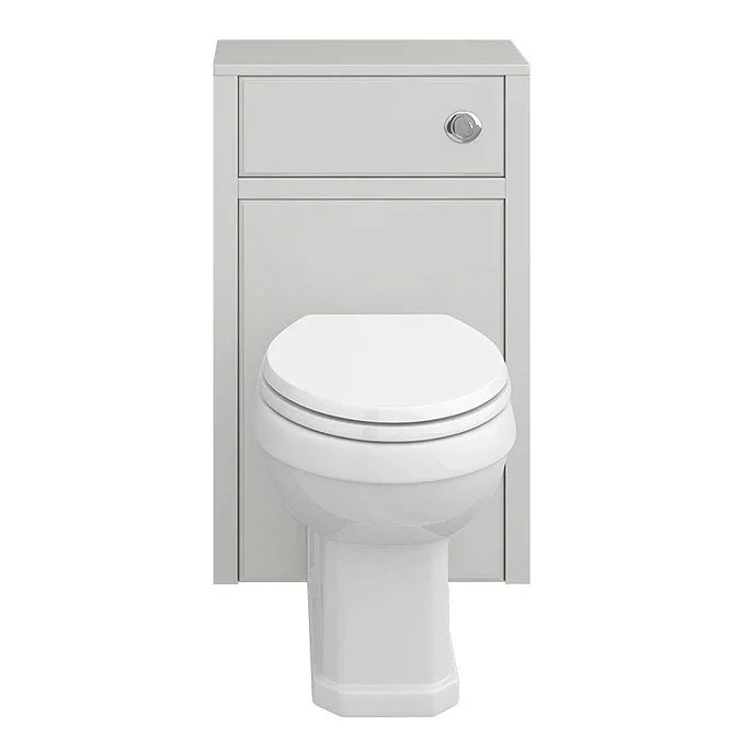 Chatsworth Traditional 500mm Grey Toilet Unit + Pan - Image 4