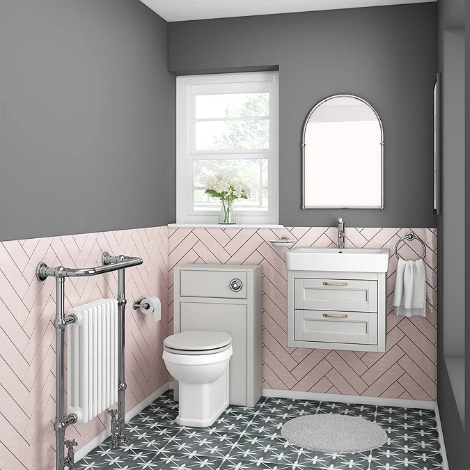 Chatsworth Traditional Grey Complete Toilet Unit - Image 3