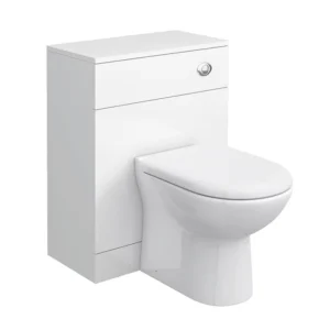 Cove Gloss White WC Unit Only - 600mm Wide x 300mm Deep