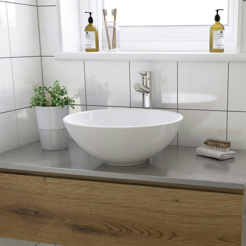 Orchard Derwent Round Countertop Basin - 415mm - Image 2