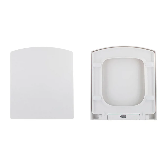 Toreno Gloss White WC Unit with Cistern + Slimline Soft Close Seat W500 x D200mm - Image 5