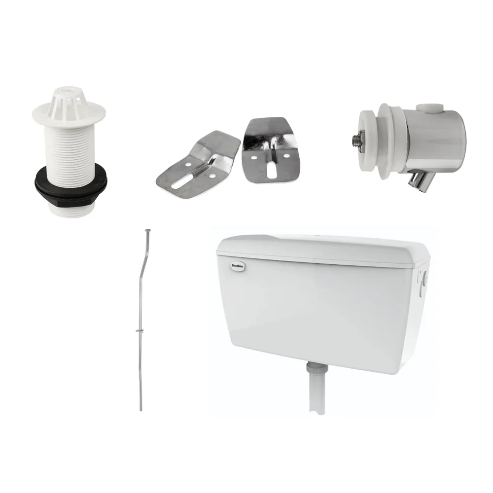 Cove Concealed Urinal Pack with 1 x 400mm Urinal Bowl + Plastic Cistern - Image 4