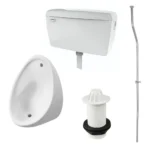 Cove Concealed Urinal Pack with 1 x 500mm Urinal Bowl + Plastic Cistern