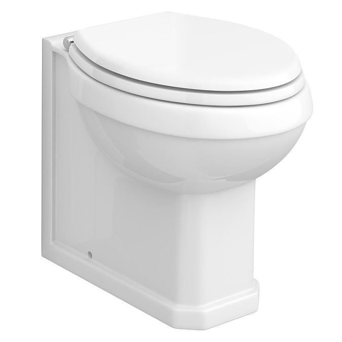 Chatsworth Traditional 500mm Natural Oak Toilet Unit with Pan (Excludes Seat & Cistern) - Image 4