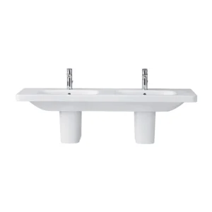 Duravit DuraStyle Double Basin + Semi Pedestals 1300mm
